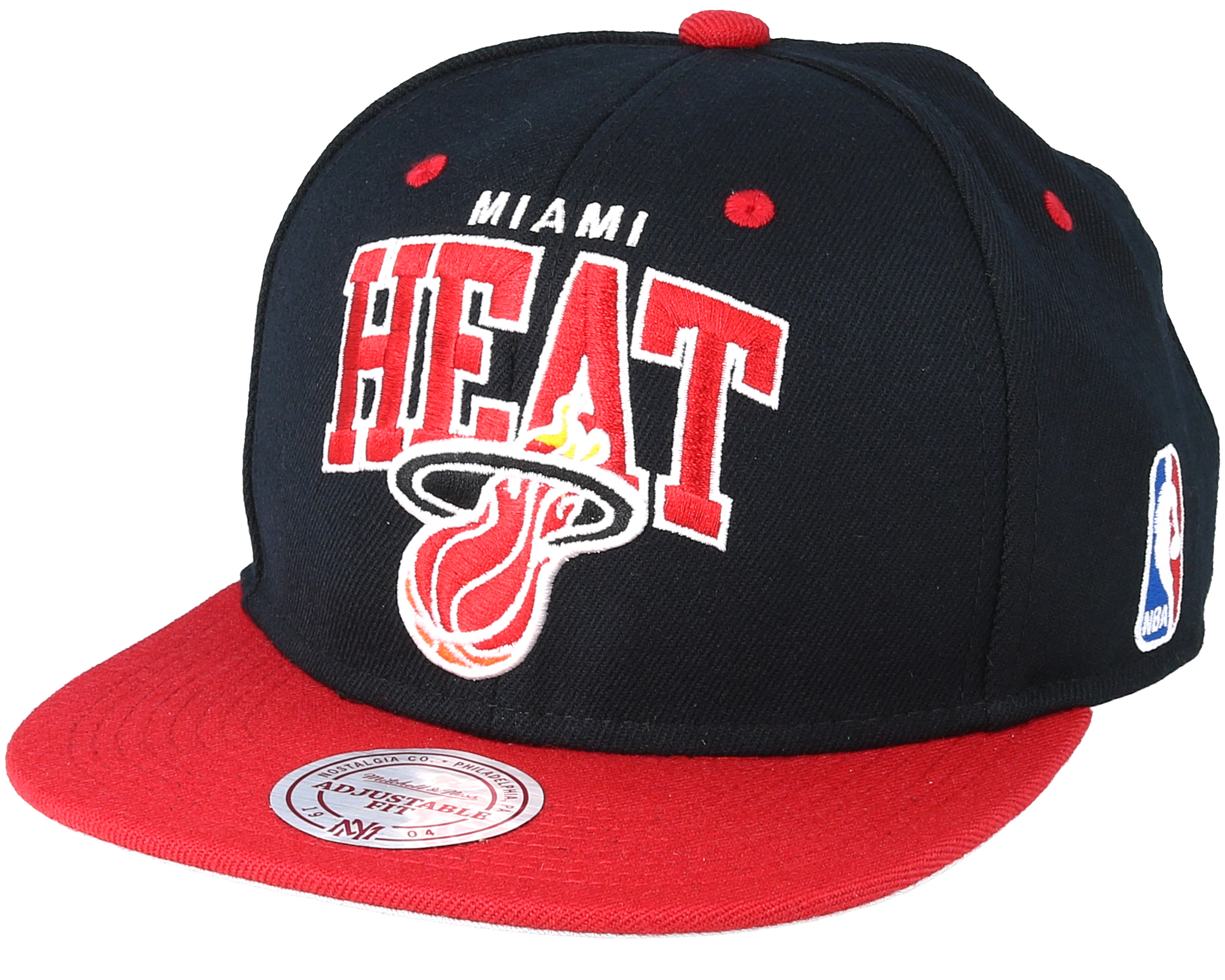 Miami Heat Team Arch Black - Mitchell & Ness Cap | Hatstore.de