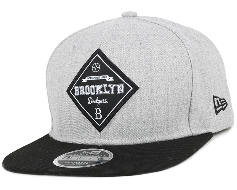 Brooklyn DODGERS MLB heather coop 9FIFTY New Era grey cap