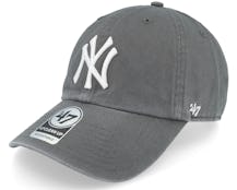 New York Yankees `47 Clean Up Charcoal Grey Adjustable - 47 Brand