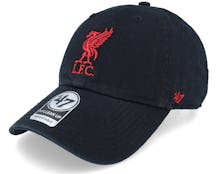 Liverpool FC Clean Up Black Dad Cap - 47 Brand