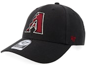 Arizona Diamondbacks Brand Mvp Black Adjustable
