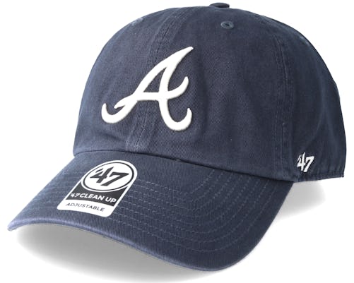 Atlanta Braves Clean Up Vintage Navy Adjustable - 47 Brand cap