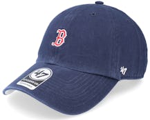 NWT MLB 47 Brand Clean Up Baseball Hat-Atlanta Braves Home Hat Navy Blue /  Red