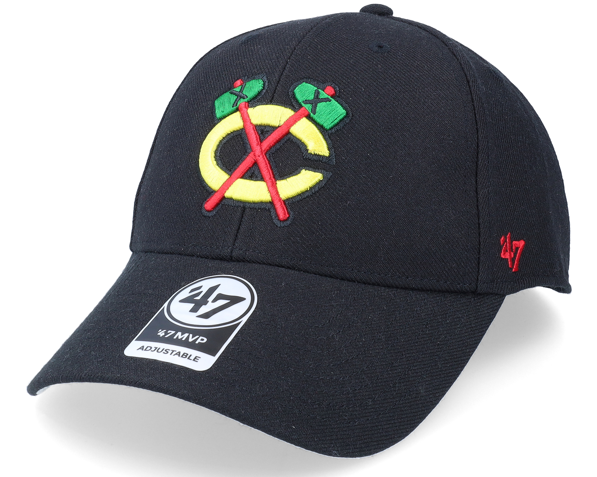 blackhawks c logo hat