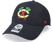 Chicago Blackhawks Mvp Black Adjustable