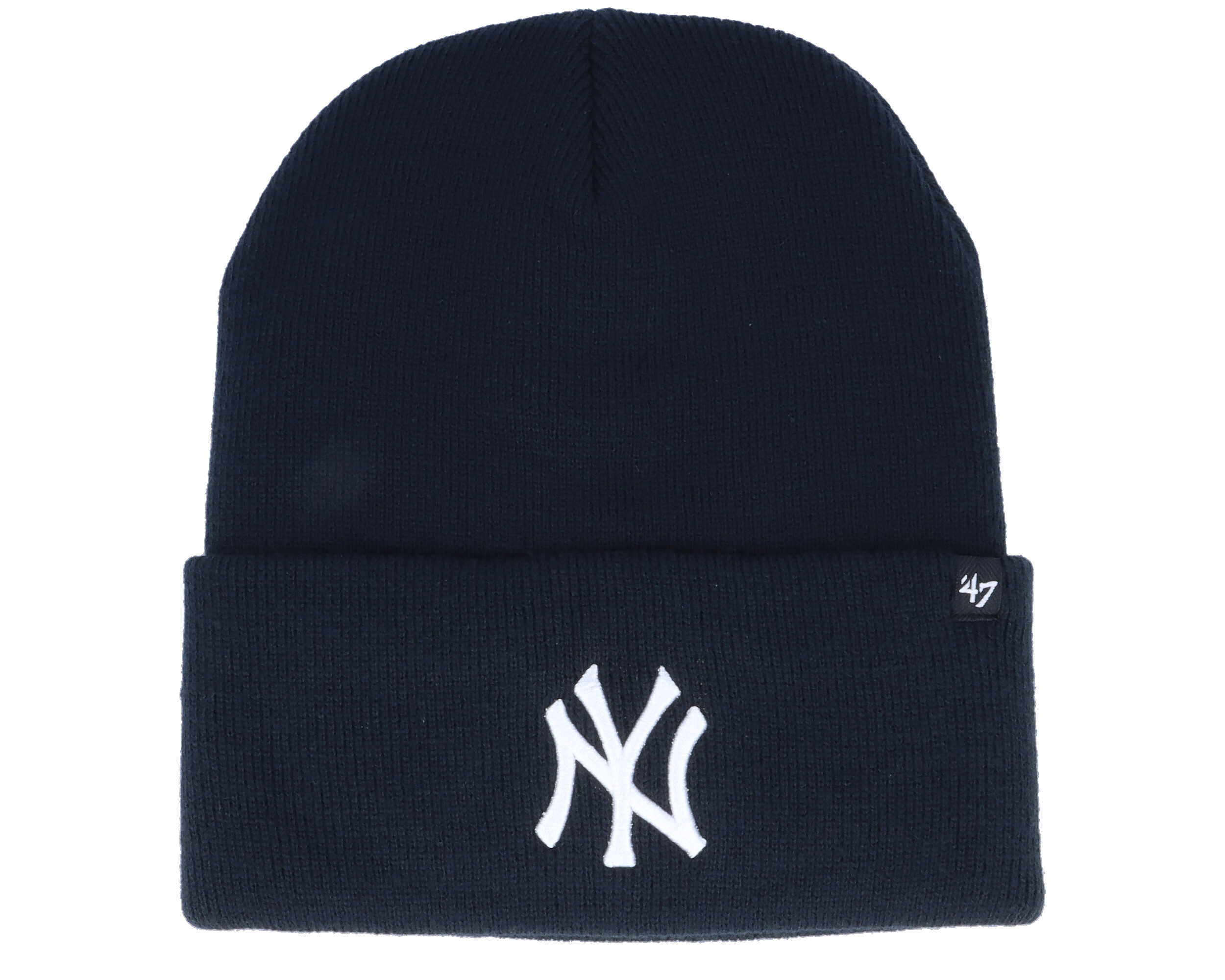 New York Yankees Haymaker Knit Navy Cuff - 47 Brand Beanie 