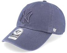 New York Yankees MLB Clean Up Vintage Navy Dad Cap - 47 Brand