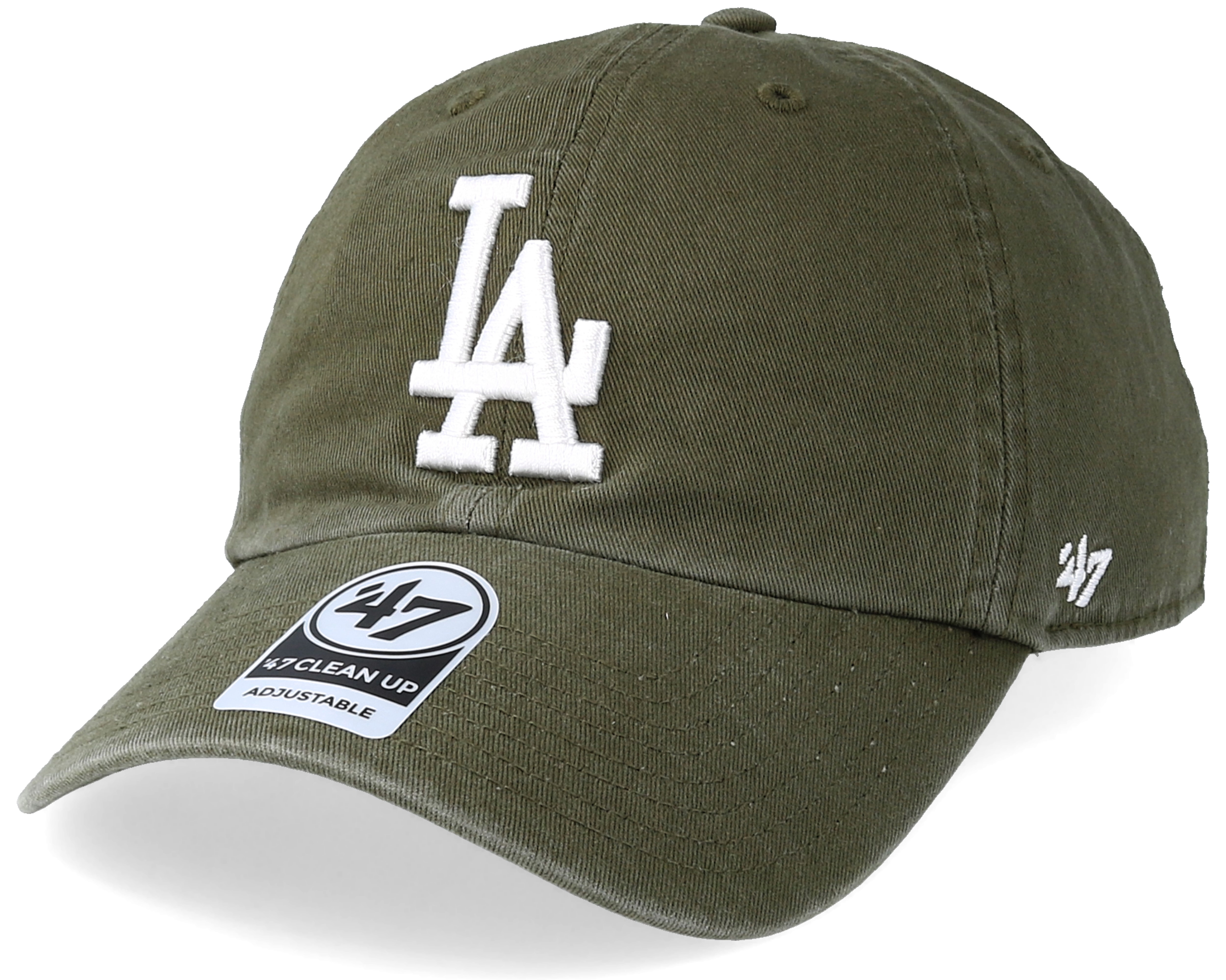 Los Angeles Dodgers Clean Up Sandalwood/White Adjustable - 47 Brand cap
