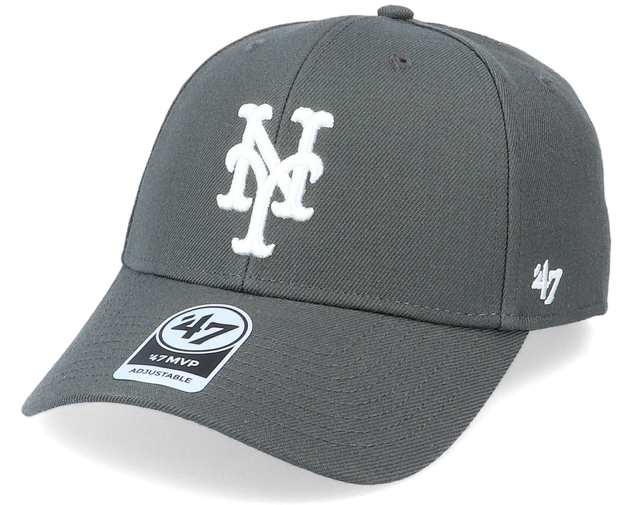  '47 York Mets MVP Dad Hat Cap MLB Black/White