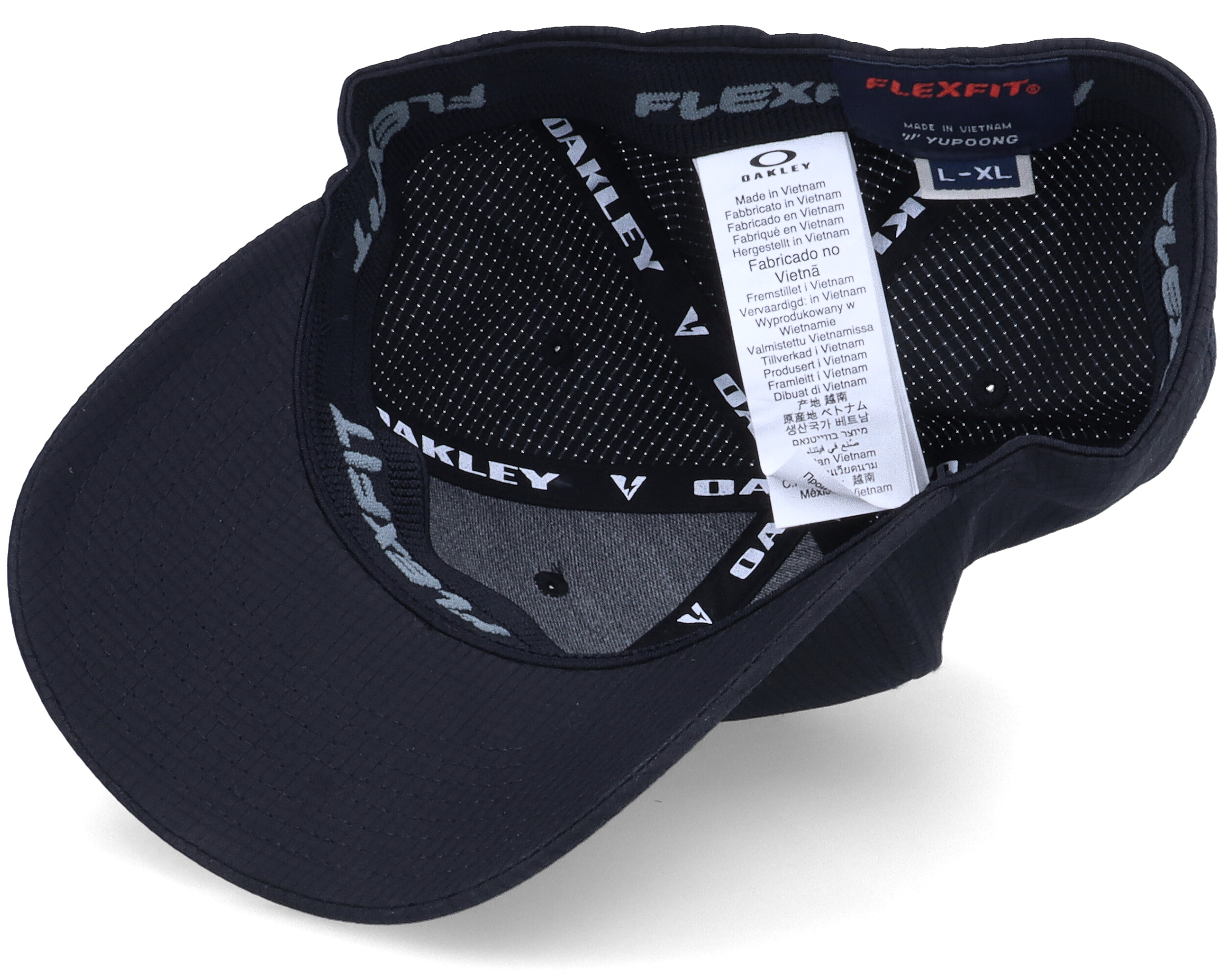 Si Tech Cap Black Flexfit - Oakley 