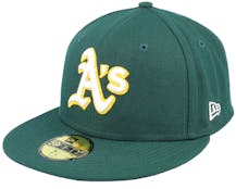 Oakland Athletics Acperf Rd 2017 Green Fitted - New Era
