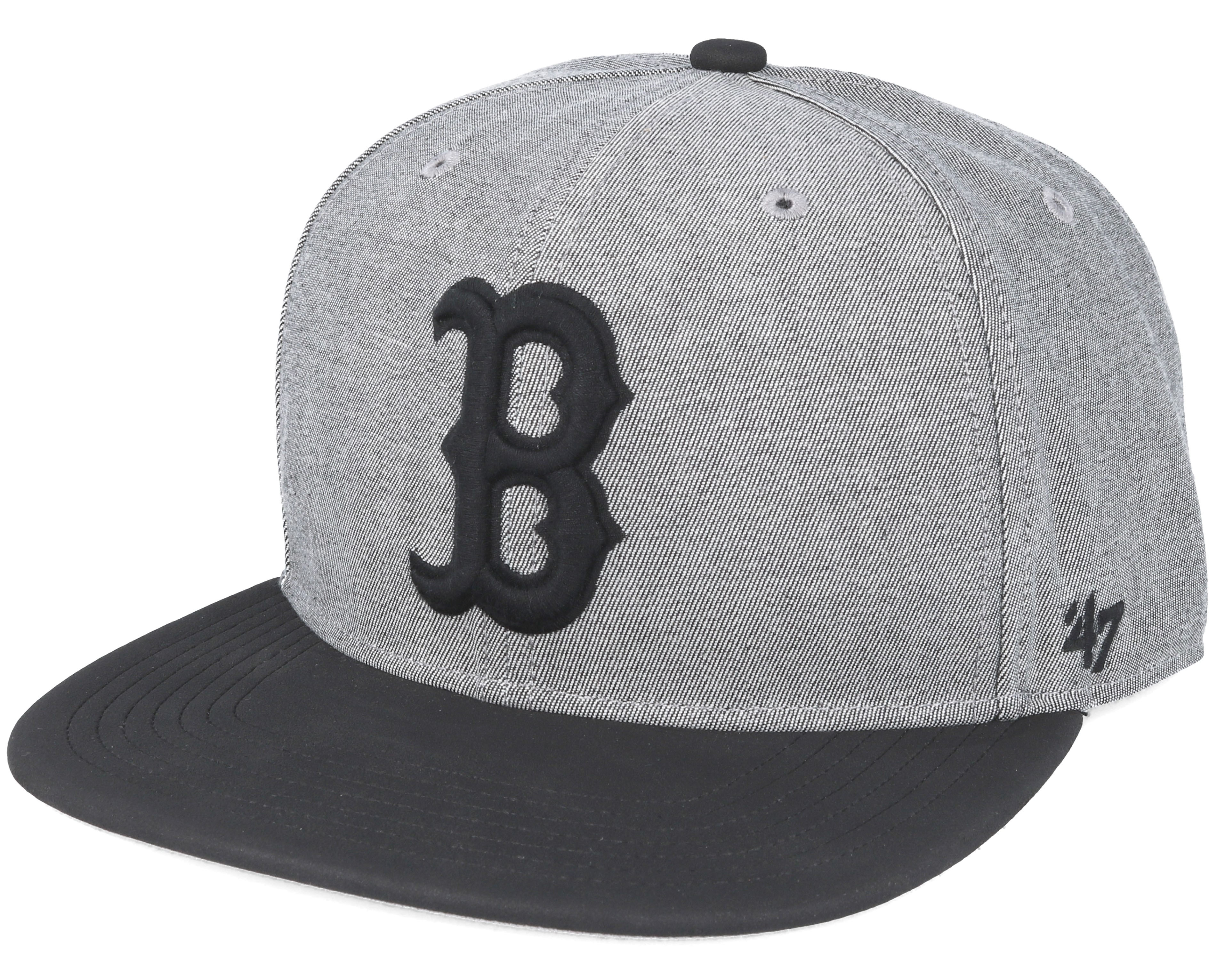 Boston Red Sox All In Captain Grey/black Snapback