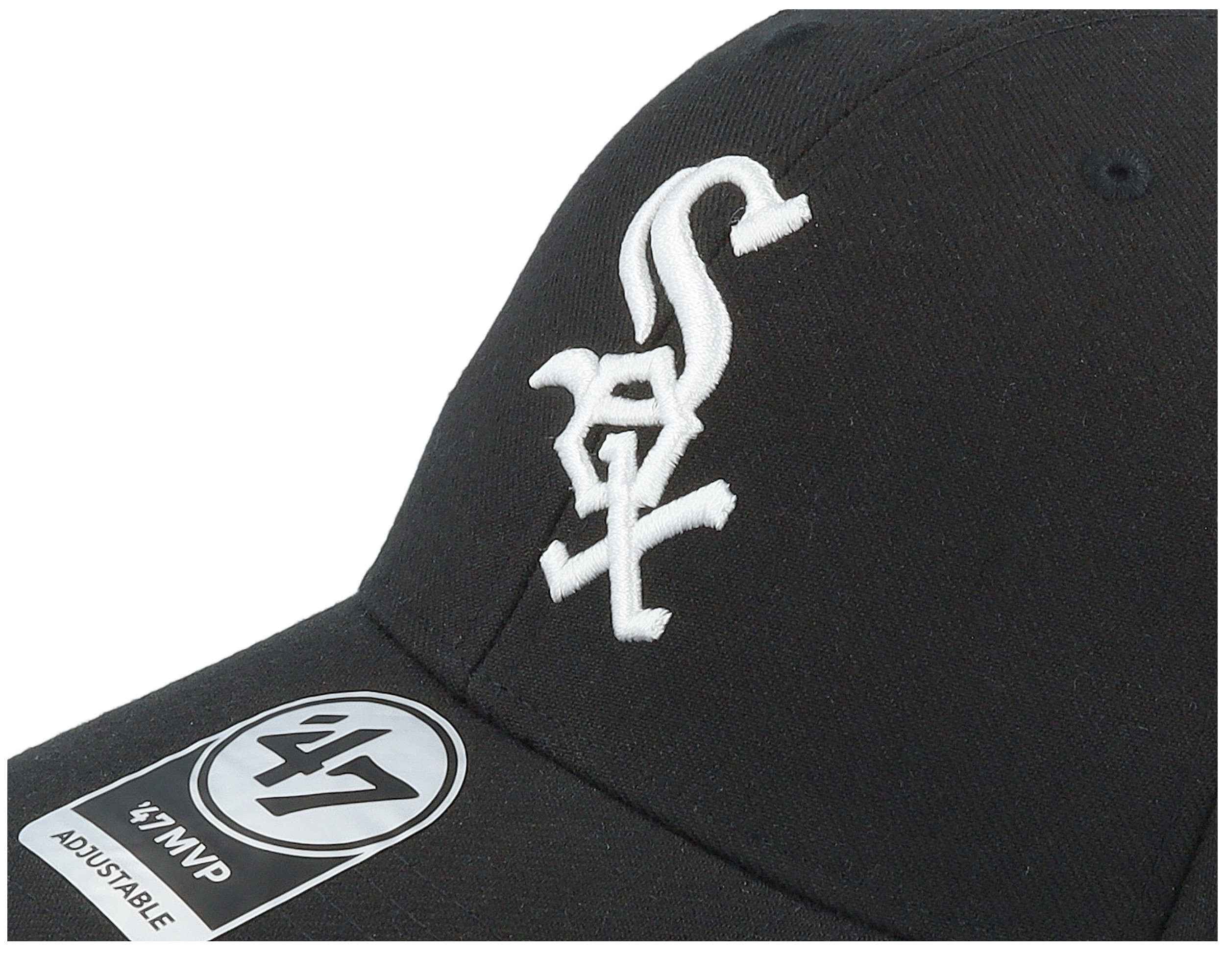 Chicago White Sox Mvp Black Adjustable - 47 Brand