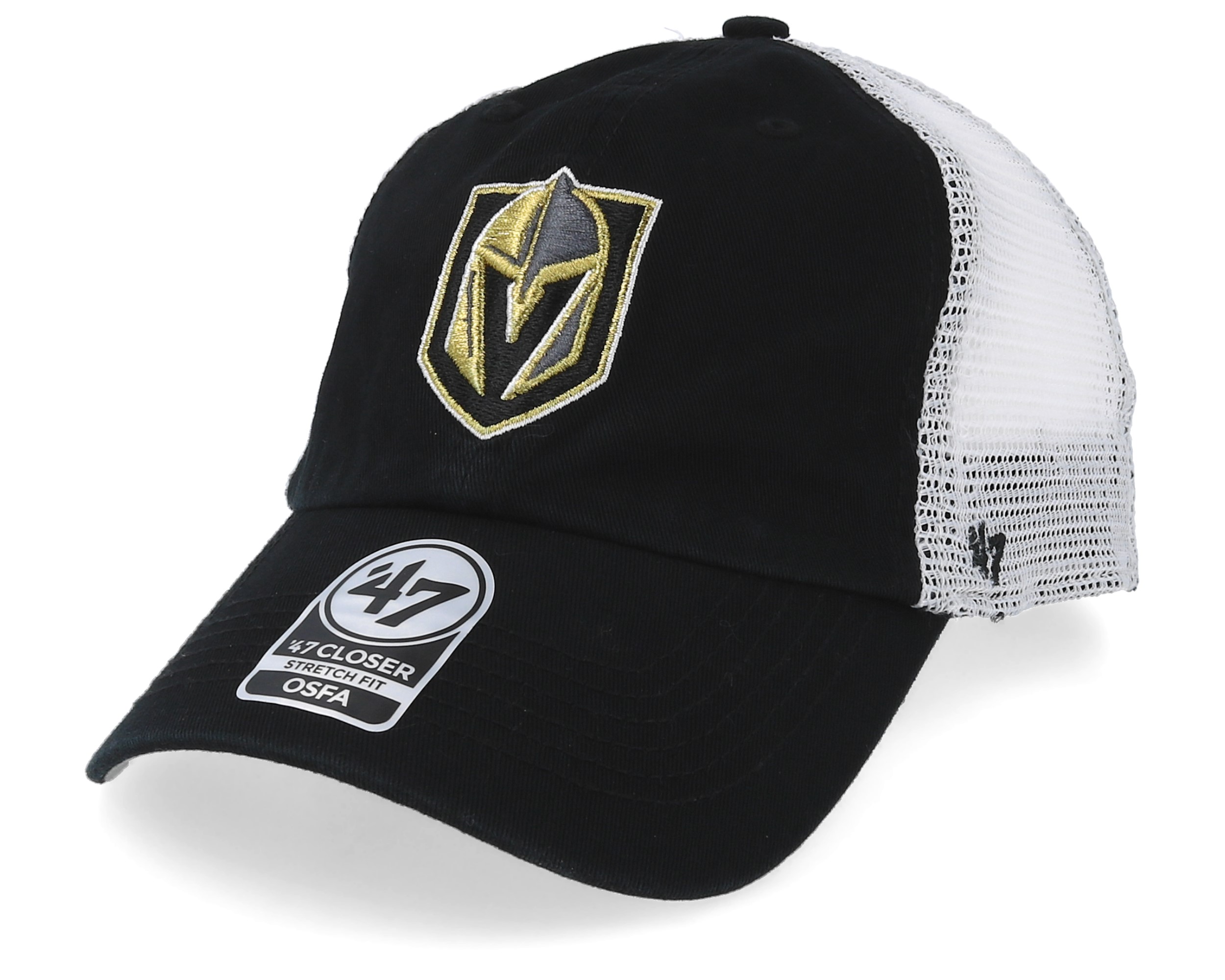 Vegas Golden Knights Blue Hill 47 Closer Mesh Black/White