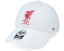 Liverpool FC Clean Up White Dad Cap - 47 Brand