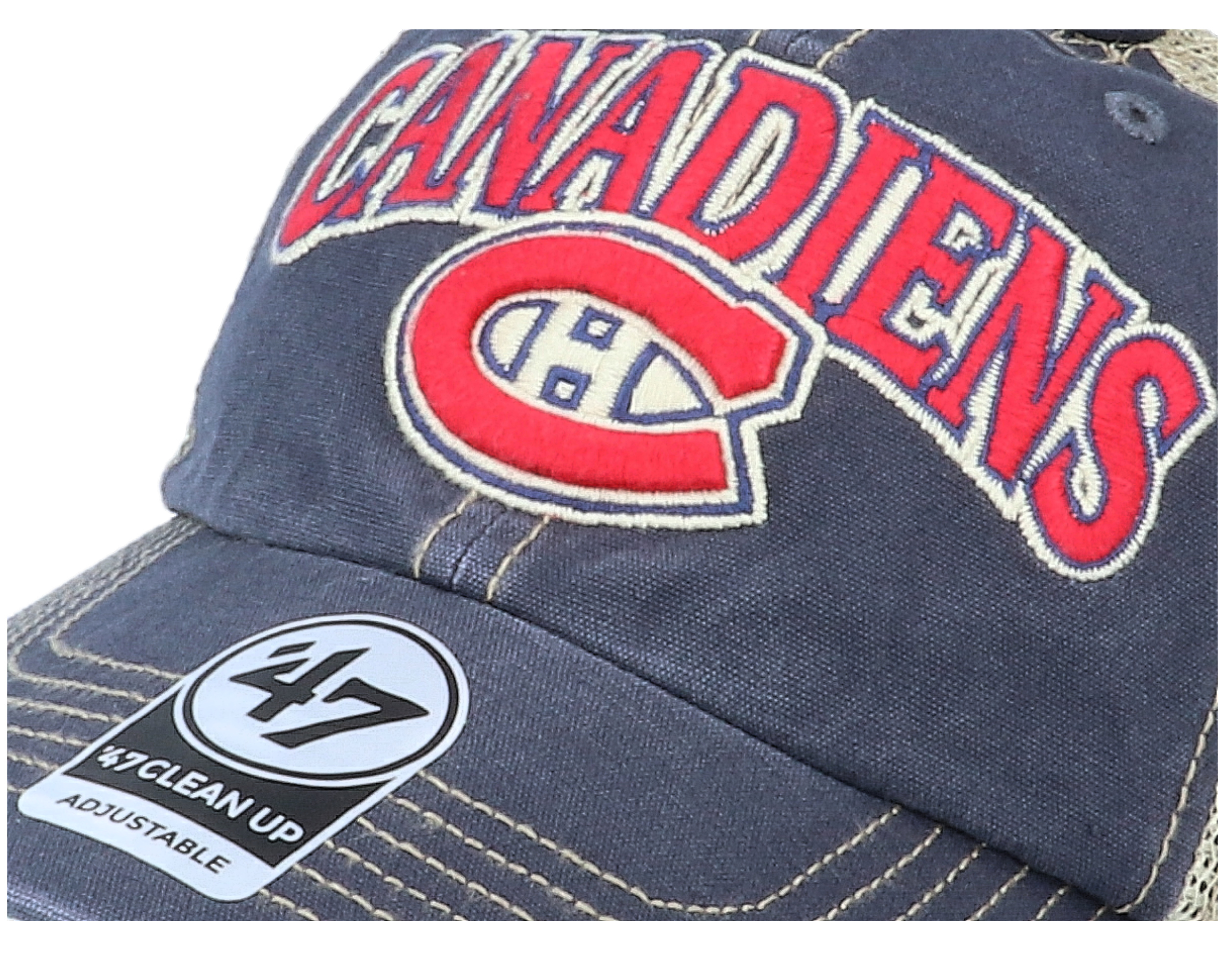 47 Brand Adjustable Cap CLEAN UP Montreal Canadiens navy 