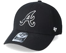 Atlanta Braves Mvp Black Adjustable - 47 Brand