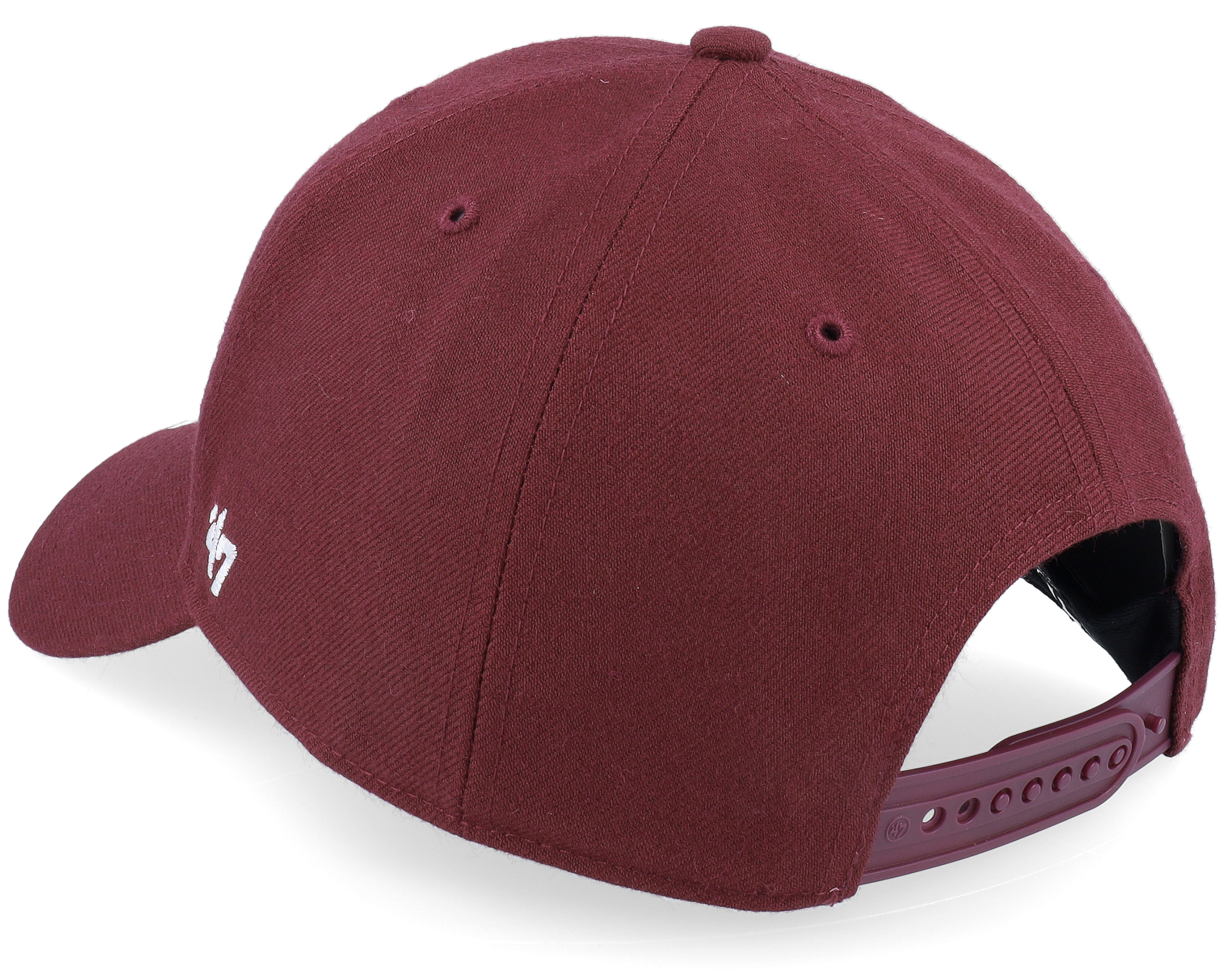 maroon yankees hat