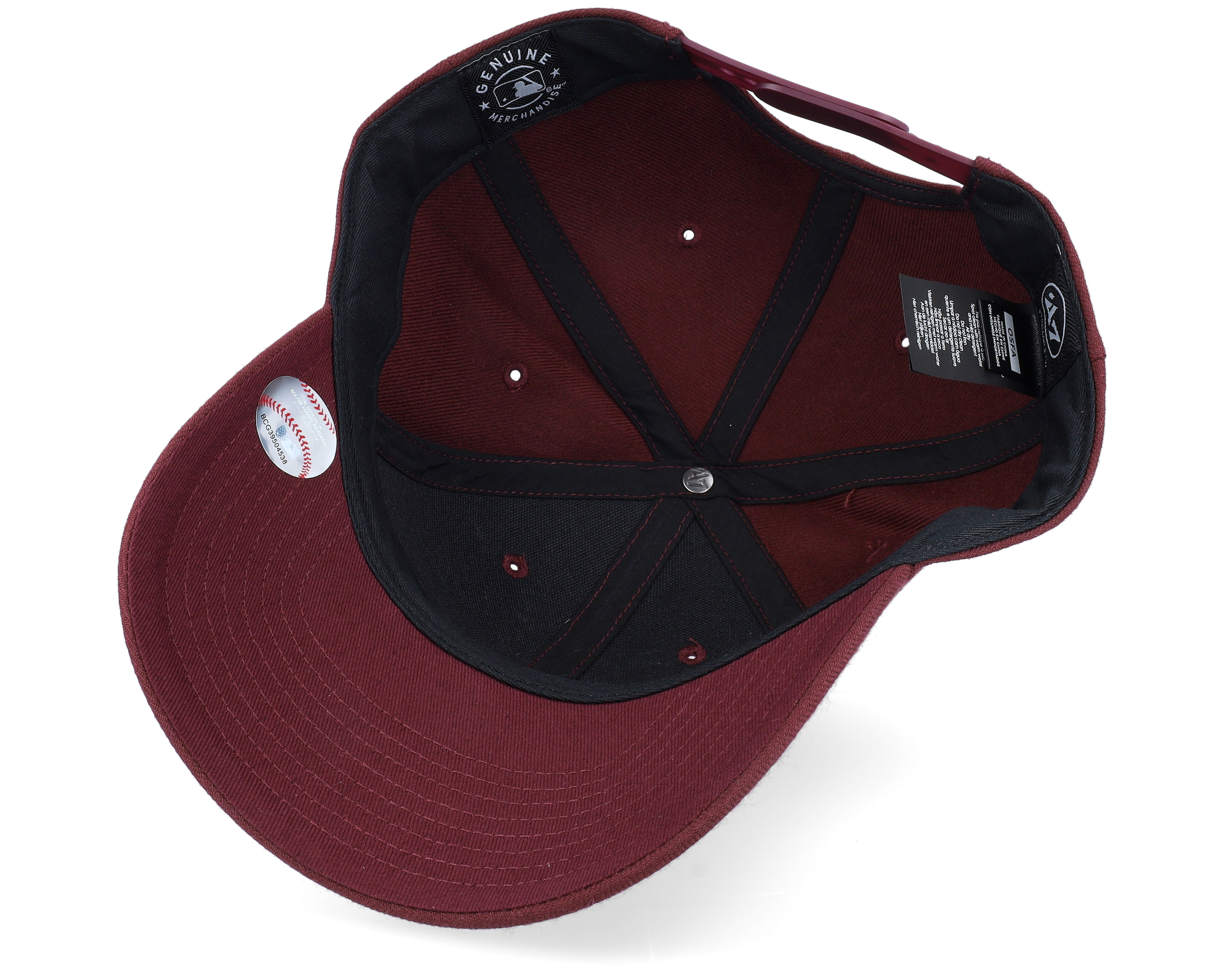 maroon yankees hat