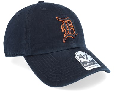 47 Detroit Tigers Black Team Color Clean Up Adjustable Hat