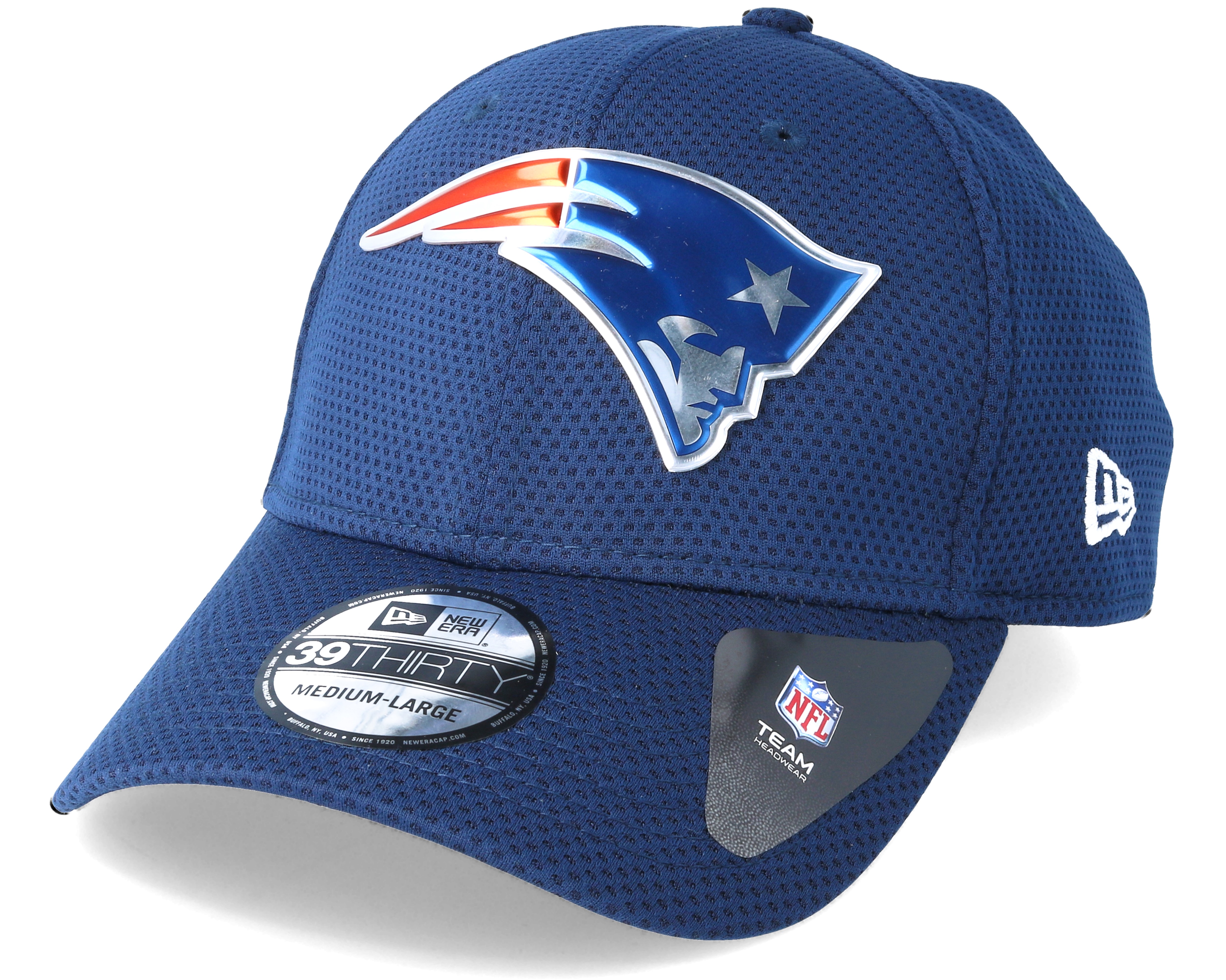 New Era England Patriots 39thirty flexfit Hat logo elements blue 2021 cap  M/L