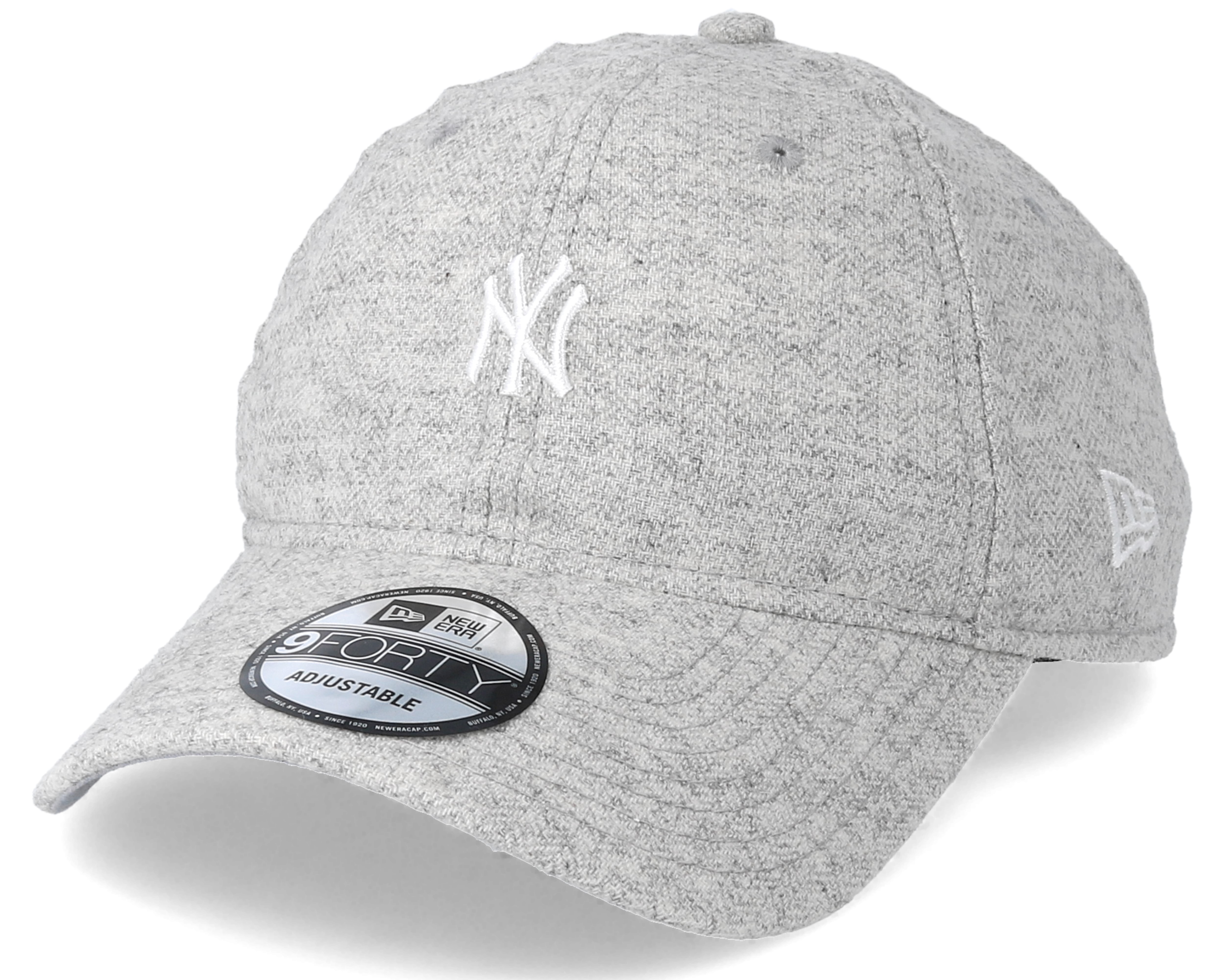 New York Yankees Herringbone 940 Grey Adjustable - New Era