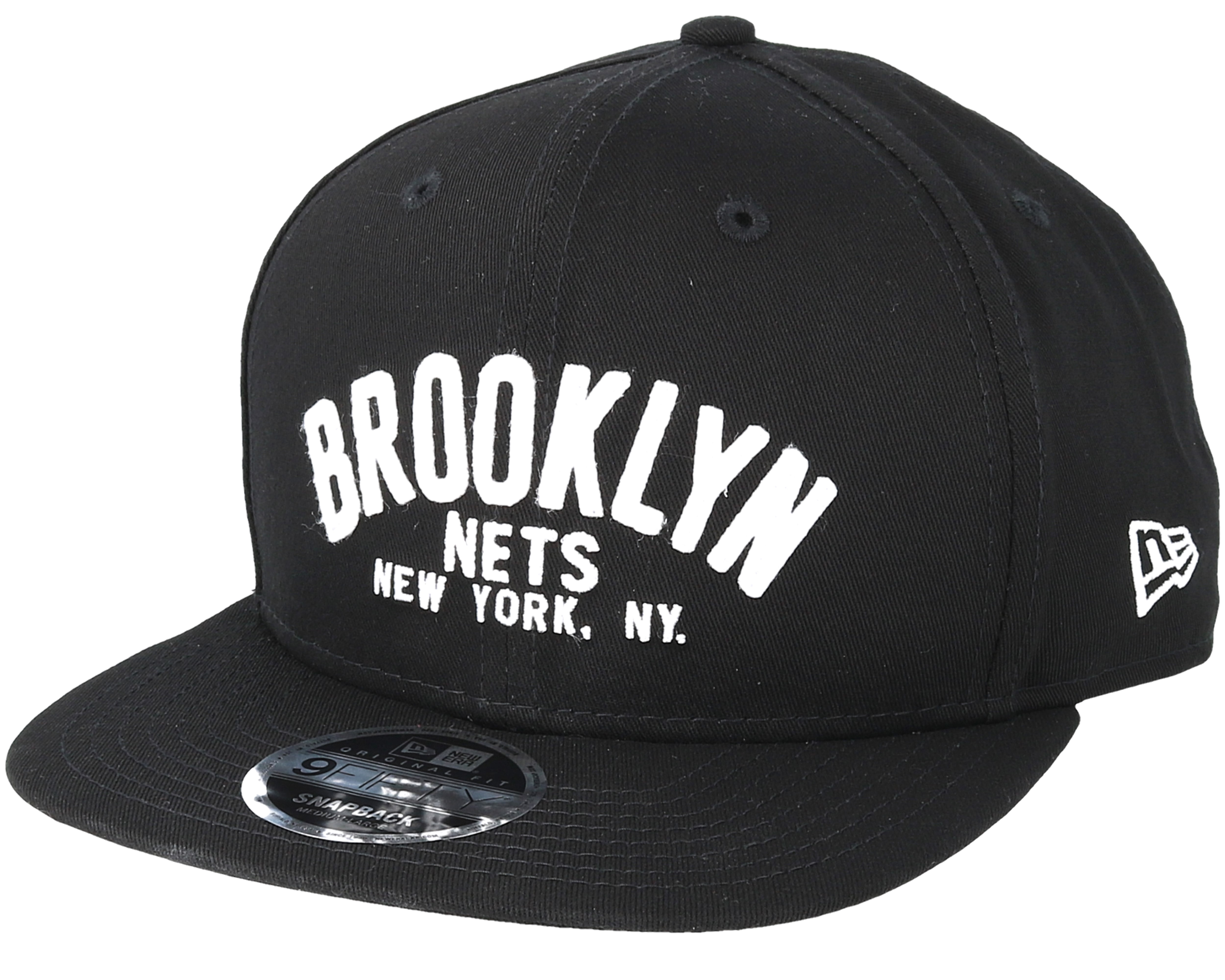 Brooklyn Nets Felt Script 950 Black Snapback - New Era cap ...