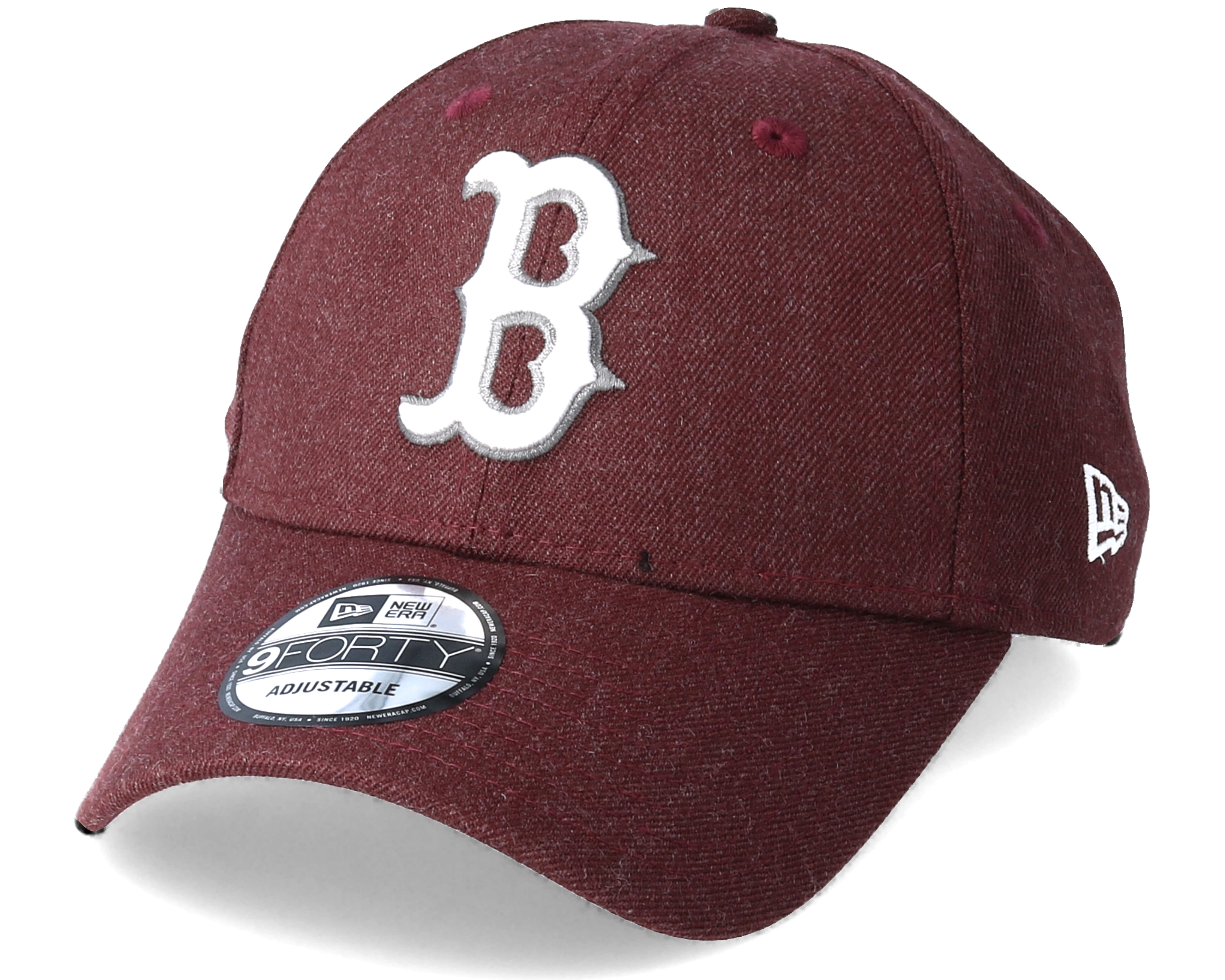 maroon red sox hat