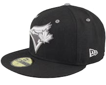 Toronto Blue Jays Feather 59FIFTY Black/Storm Grey Fitted - New Era
