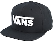 Drop V II Black/White Snapback