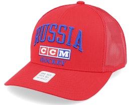 Russia Meshback Team Red Trucker - CCM