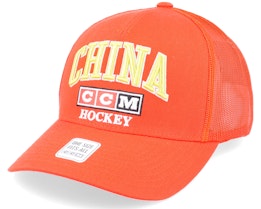 China Meshback Team Red Trucker - CCM