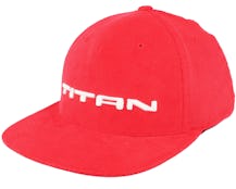 Vintage Flat Brim Titan Red Snapback - CCM