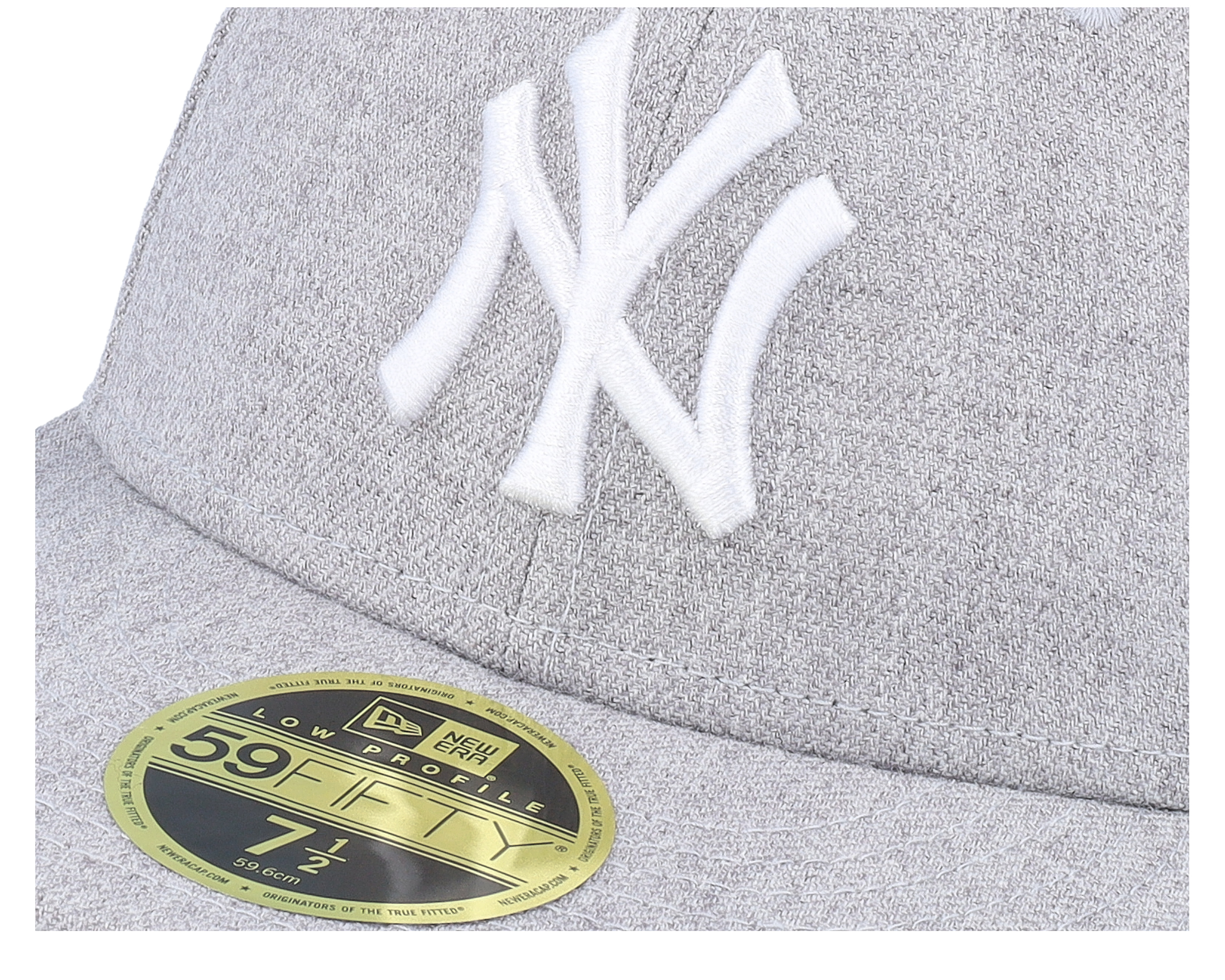 【US限定】NEW ERA 59FIFTY New York Yankees Heather Gray New Era 59Fifty New York Yankees MLB Mens Heather Gray/Black