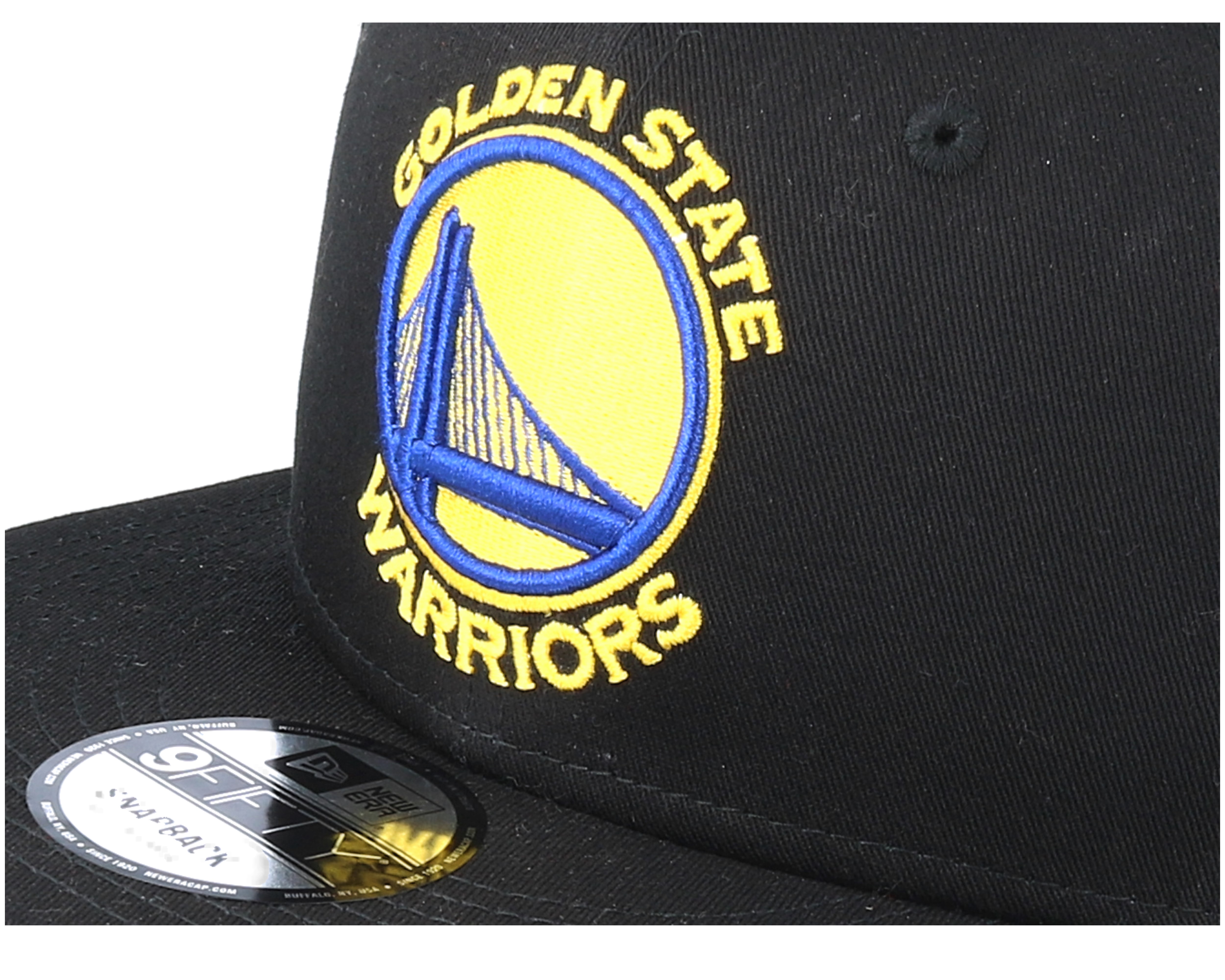Men's New Era Black Golden State Warriors Official Team