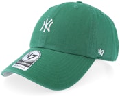 New York Yankees Base Runner Clean Up Kelly Green Dad Cap