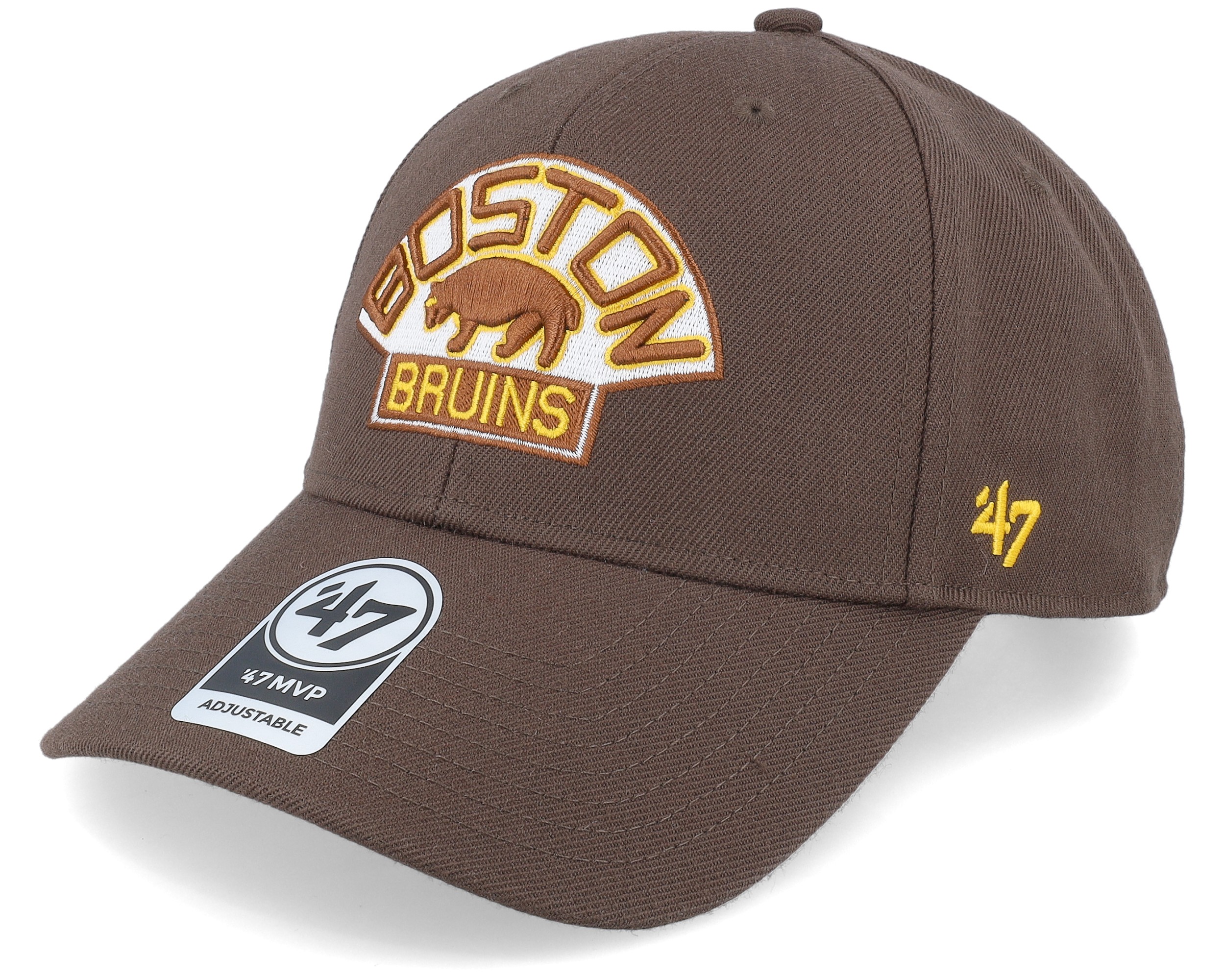 Brown 47 Brand Vintage Boston Bruins Cap 