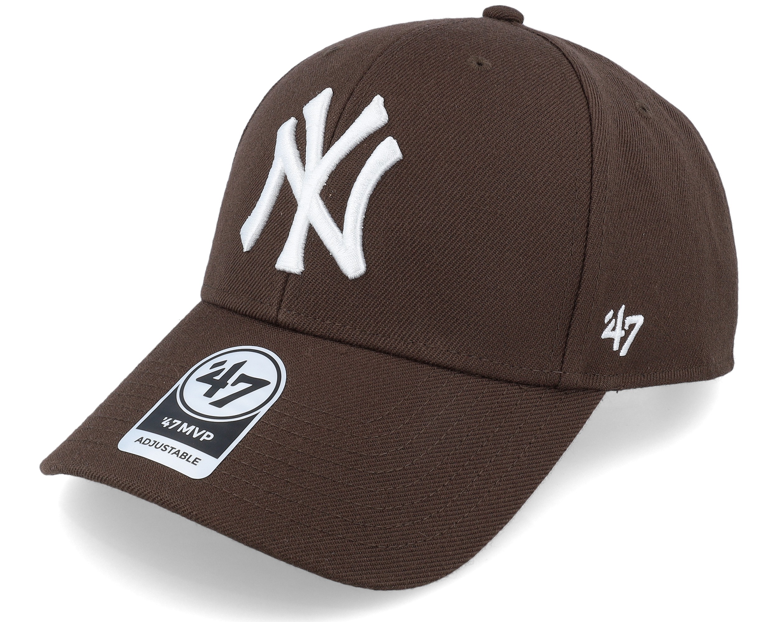 New York Yankees Mvp Brown Adjustable - 47 Brand cap | Hatstore.co.uk