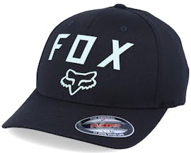Number 2 Black/Light Green Flexfit - Fox