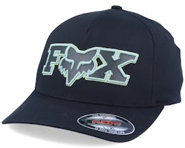 Ellipsoid Black/Green Flexfit - Fox