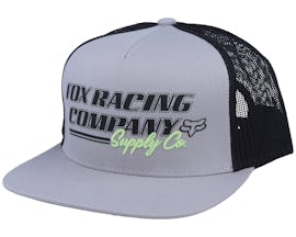Pit Stop Hat Grey/Black Trucker - Fox