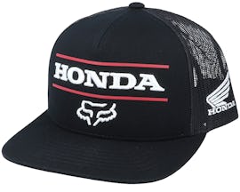 Honda Snapback Black Trucker - Fox
