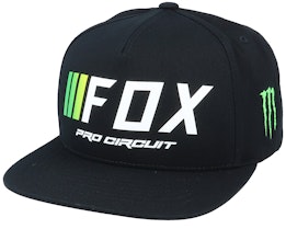 Pro Circuit Black Snapback - Fox