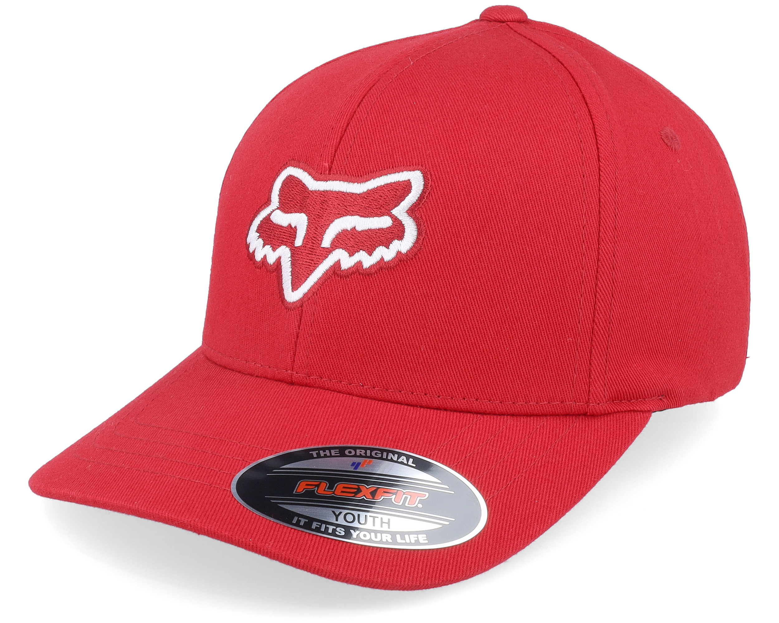 Fox Racing FOX RACING BADGE FLEXFIT HAT CHILI RED 