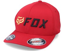Apex Hat Red/Black Flexfit - Fox