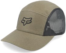 Side View Olive Green 5-Panel - Fox