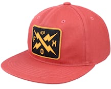 Calibrated Hat Red Clay Snapback - Fox