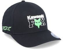 X Kawi Hat Black Flexfit - Fox