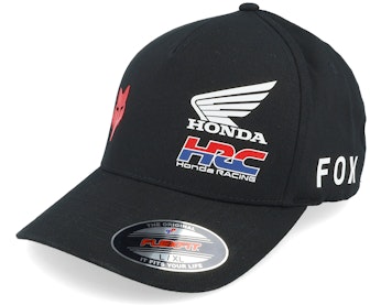 Fox X Honda Black Flexfit - Main Image