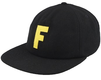 Big F Wool Hat Black Strapback